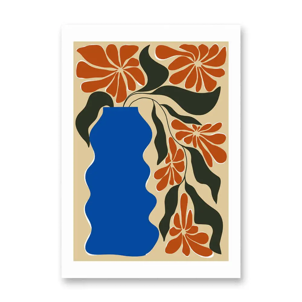 East End Prints Tropical Flower Pot A3 Print
